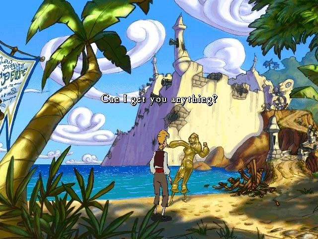 Скриншот из игры Curse of Monkey Island, The