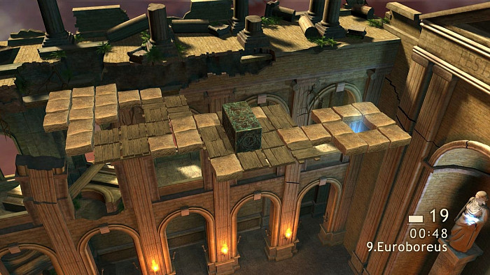 Скриншот из игры Cuboid