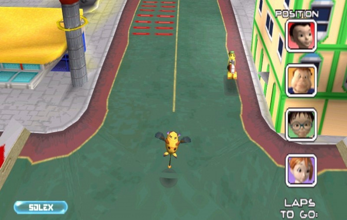 Скриншот из игры Cubix: Race 'n Robots
