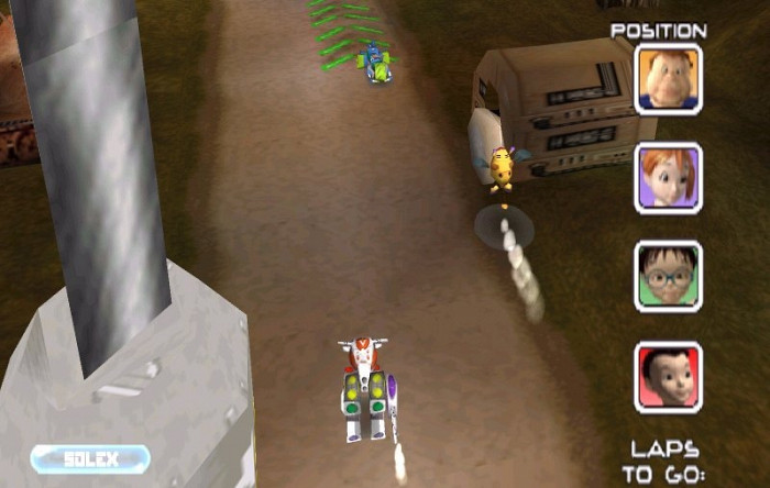 Скриншот из игры Cubix: Race 'n Robots