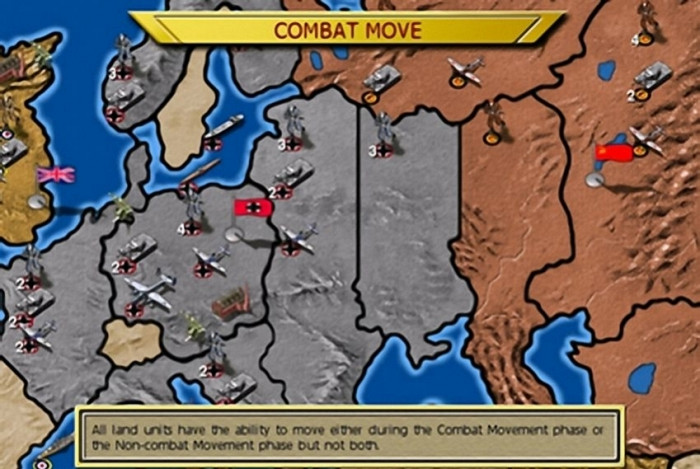 Скриншот из игры Axis & Allies (1998)