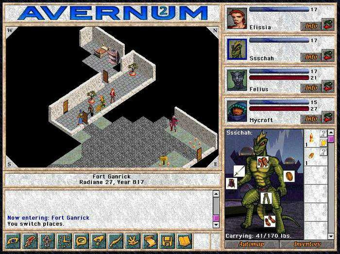 Скриншот из игры Avernum 2