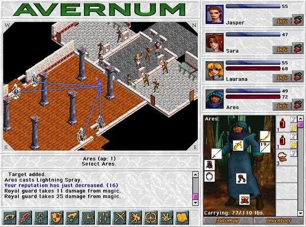Скриншот из игры Avernum