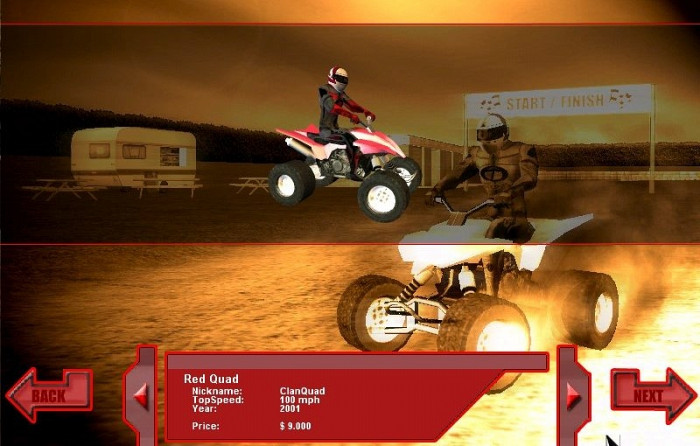 Скриншот из игры ATV Mudracer