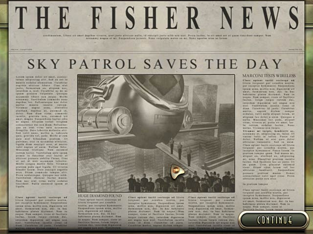 Скриншот из игры Atlantis Sky Patrol