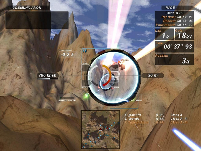 Скриншот из игры Astronoid