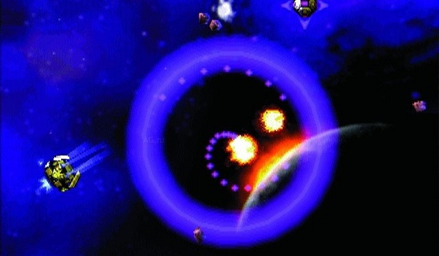 Скриншот из игры Asteroids