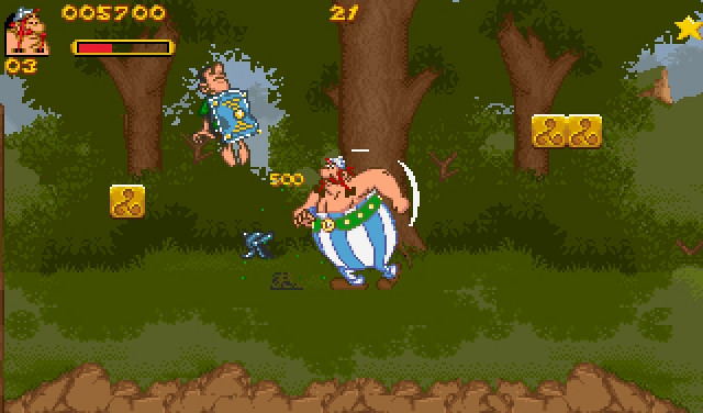 Скриншот из игры Asterix & Obelix