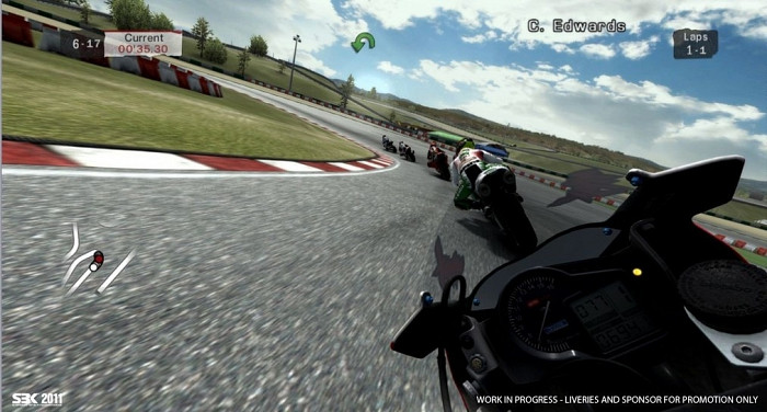 Скриншот из игры SBK 2011