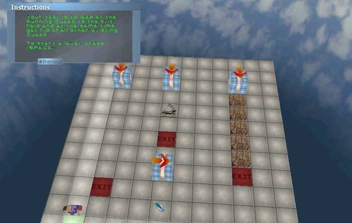Скриншот из игры Cubics3D