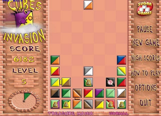 Скриншот из игры Cubes Invasion