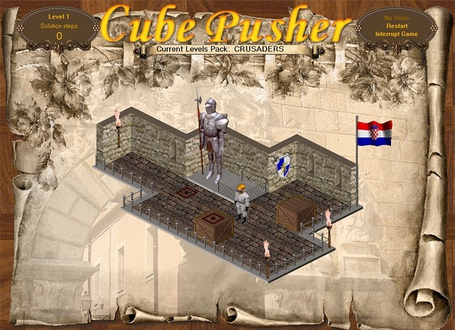 Скриншот из игры Cube Pusher