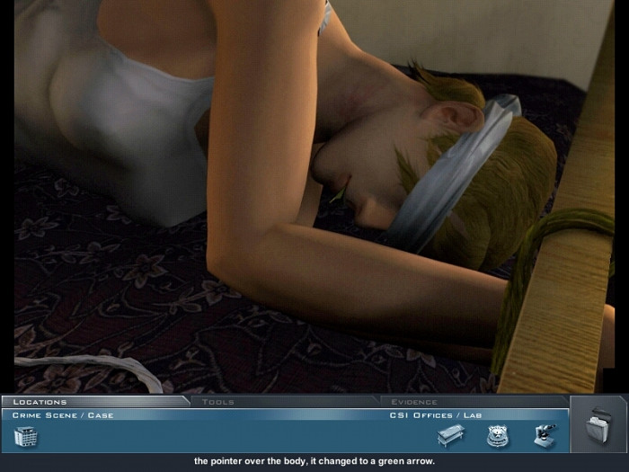 Скриншот из игры CSI: Crime Scene Investigation