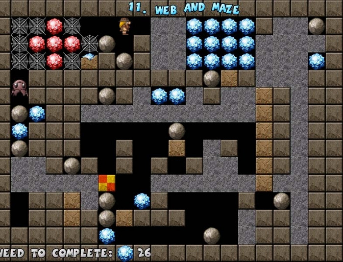 Скриншот из игры Crystal Cave