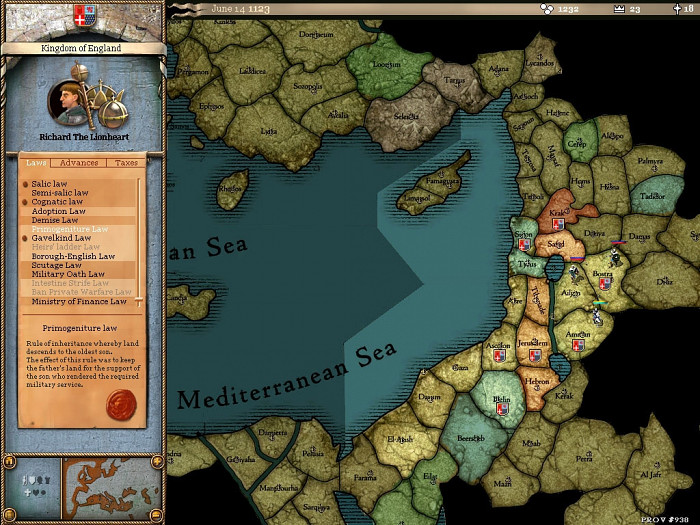 Скриншот из игры Crusader Kings