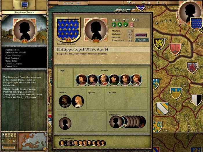 Скриншот из игры Crusader Kings: Deus Vult