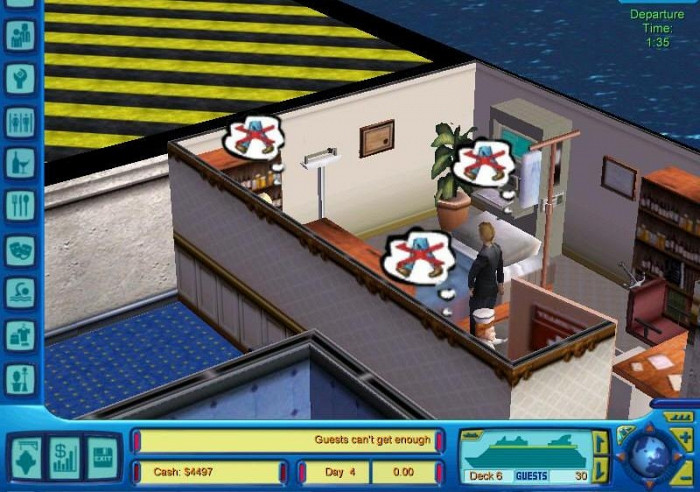 Скриншот из игры Cruise Ship Tycoon