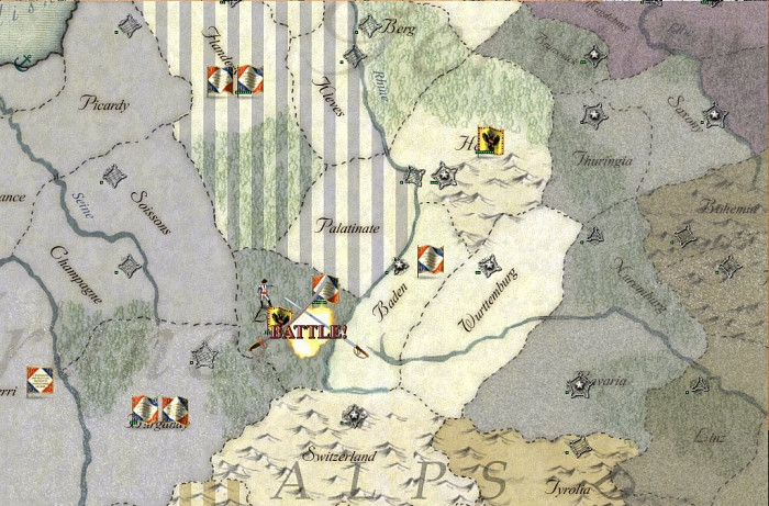 Скриншот из игры Crown of Glory: Europe in the Age of Napoleon