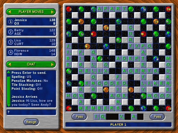 Скриншот из игры CrossCraze