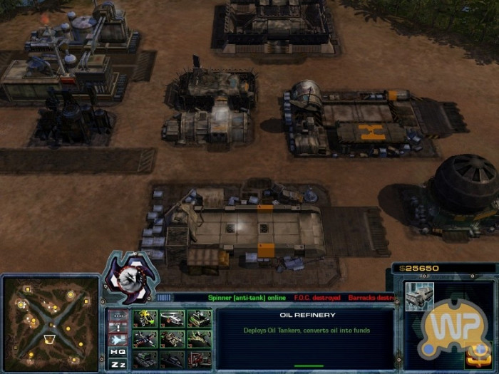 Скриншот из игры Act of War: High Treason