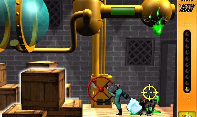 Скриншот из игры Action Man: Raid on Island X