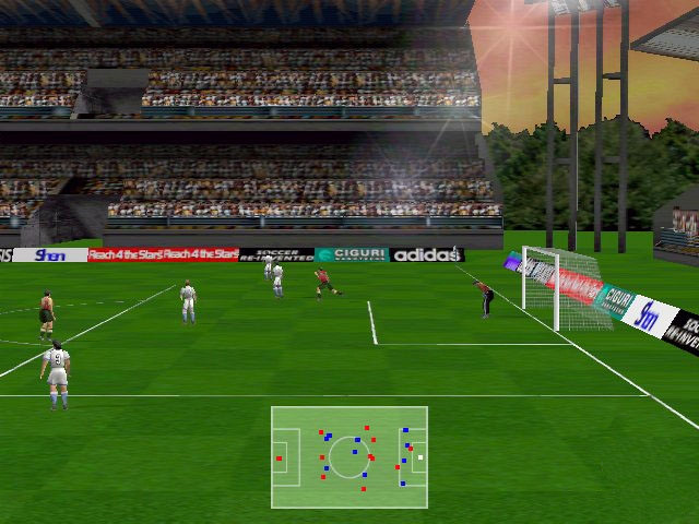 Скриншот из игры Adidas Power Soccer '98