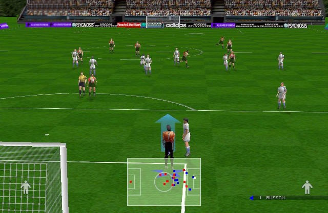 Скриншот из игры Adidas Power Soccer '98