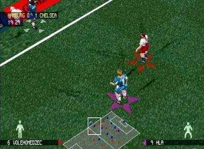 Скриншот из игры Adidas Power Soccer '98