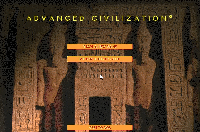 Скриншот из игры Advanced Civilization