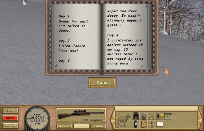 Скриншот из игры Buckmasters Deer Hunting