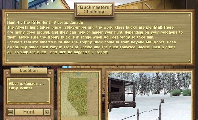 Скриншот из игры Buckmasters Deer Hunting