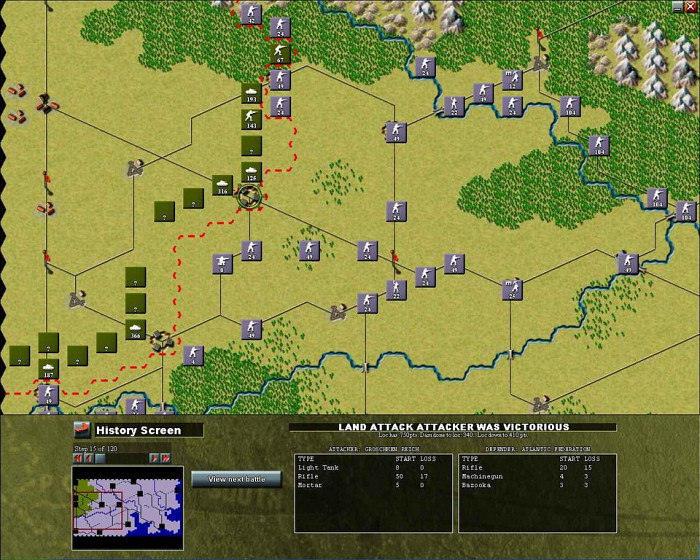 Скриншот из игры Advanced Tactics: World War II