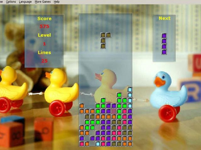 Скриншот из игры Advanced Tetric