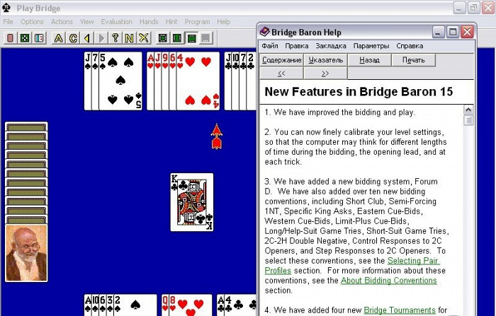 Скриншот из игры Bridge Baron 15