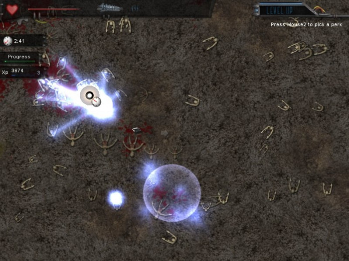 Скриншот из игры Crimsonland
