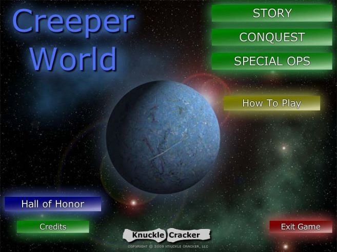 Скриншот из игры Creeper World