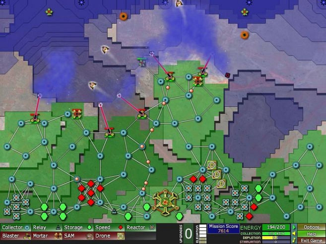Скриншот из игры Creeper World