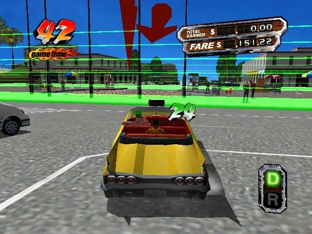 Скриншот из игры Crazy Taxi 3