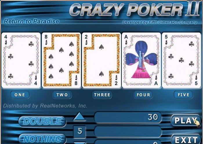 Обложка для игры Crazy Poker 2: Return to Paradise