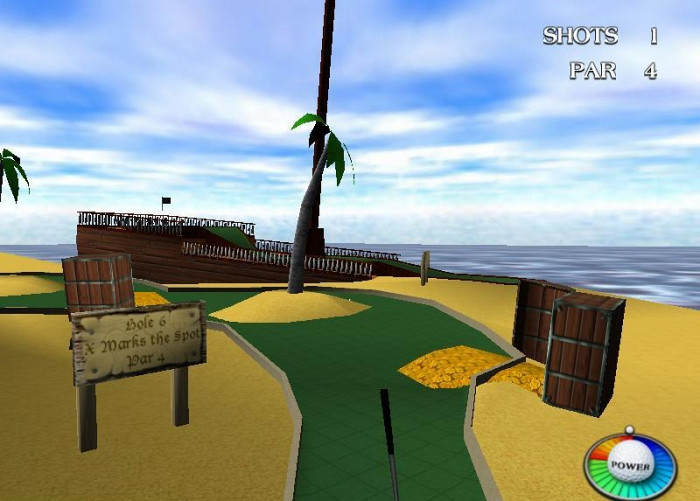 Скриншот из игры Crazy Minigolf
