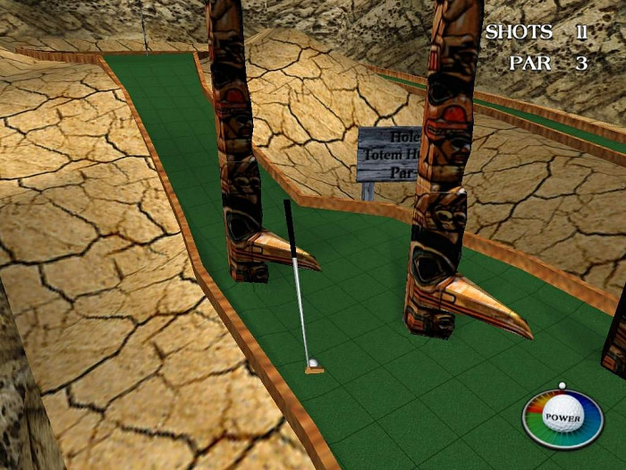 Скриншот из игры Crazy Minigolf