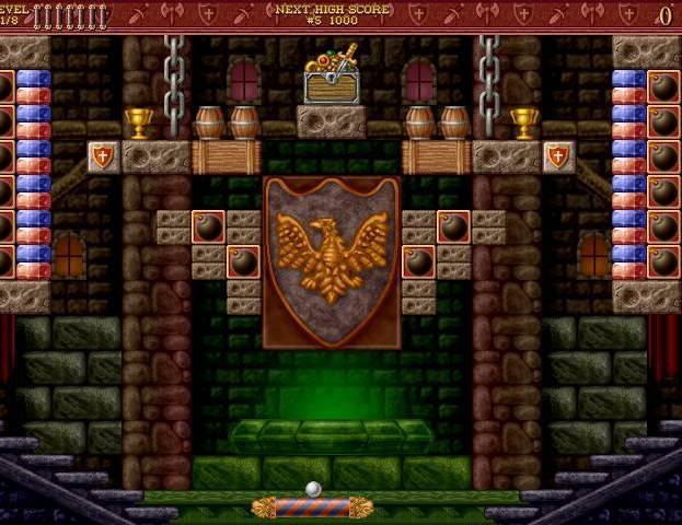 Скриншот из игры Bricks of Camelot