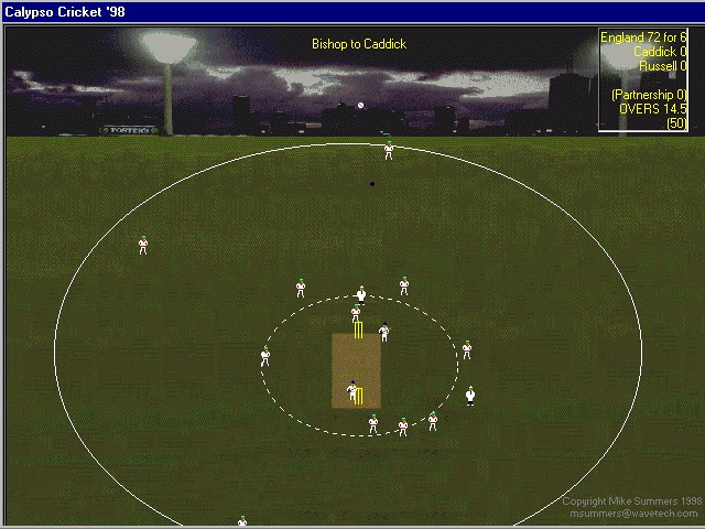 Обложка игры Brian Lara Cricket '98