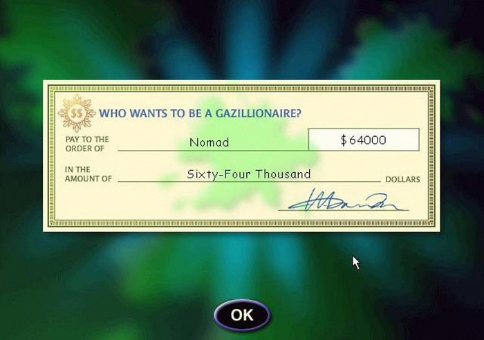 Скриншот из игры Who Wants to Be a Gazillionaire?