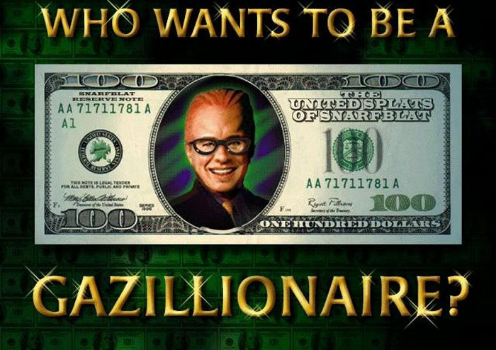 Обложка для игры Who Wants to Be a Gazillionaire?