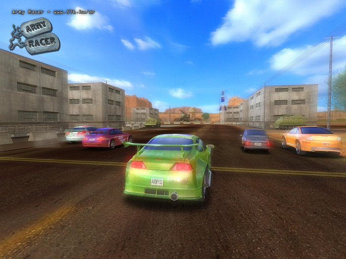 Скриншот из игры Army Racer