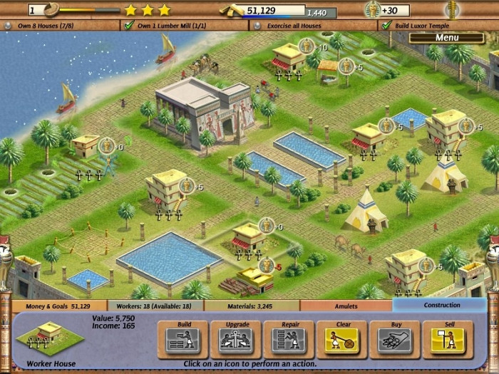 Скриншот из игры Empire Builder: Ancient Egypt