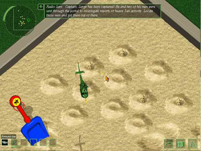 Скриншот из игры Army Men: Air Tactics