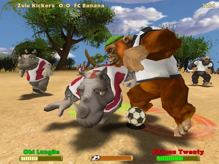 Скриншот из игры Crazy Kickers XXL