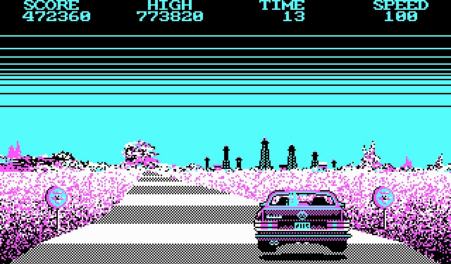Скриншот из игры Crazy Cars